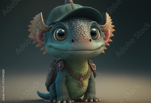 Generative AI.   Dragon Character No.37