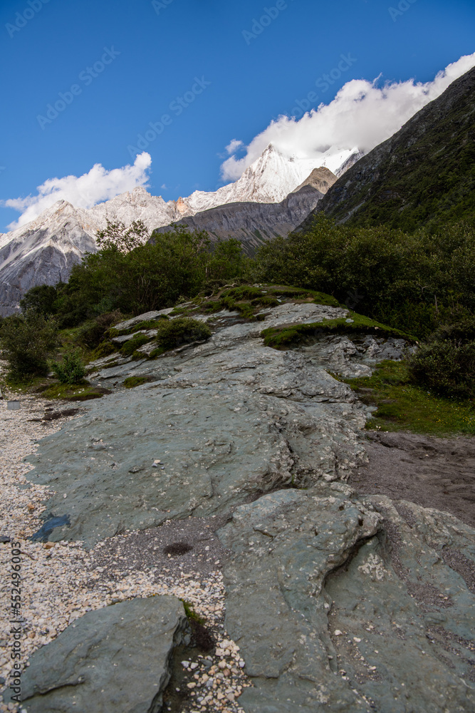 Beautiful scene in the Daocheng Yading National Nature Reserve (know as Nyidên in Tibetan), Ganzi, Sichuan, China Beautiful scene in the Daocheng Yading National Nature Reserve (know as Nyidên in Tibetan), Ganzi, Sichuan, China