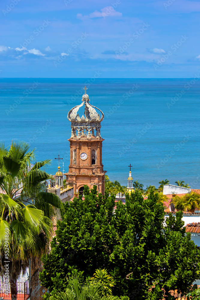Obraz premium Our Lady of Guadalupe church, Puerto Vallarta city