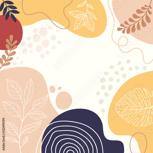 Colorful poster background vector illustration.