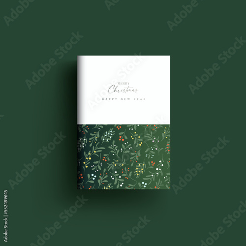 winter background, christmas poster & book frame