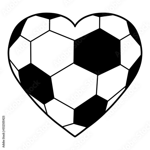 Cute Heart Shaped Football