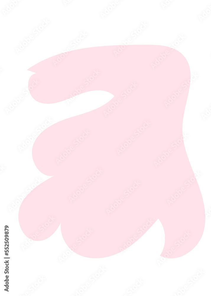 Pastel Abstract Shapes Blob Graphic Pastel Abstract Shapes Blob Graphic