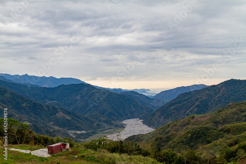 High angle view of country side landscape in Miaoli County © Kit Leong