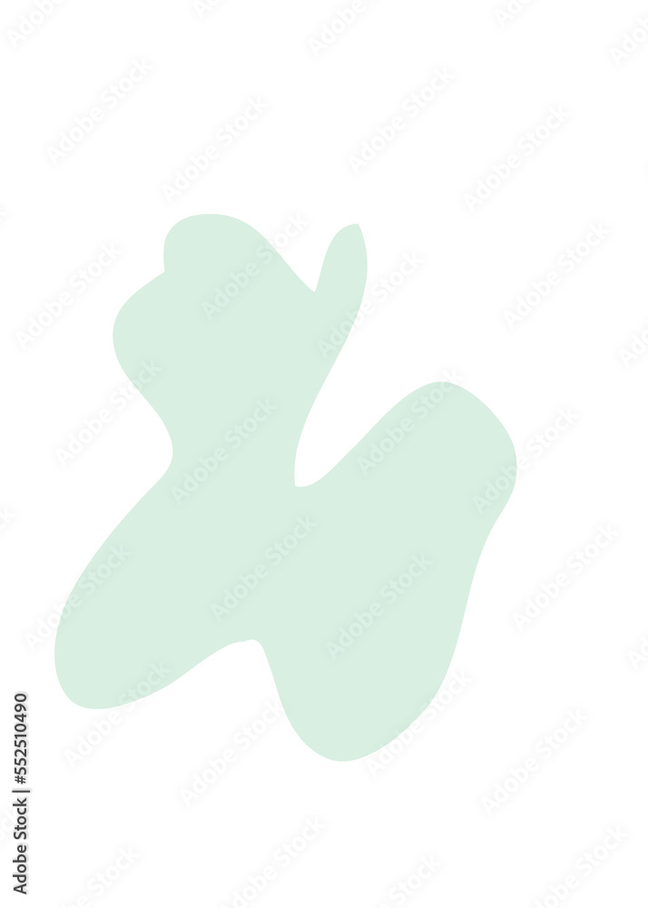 Pastel Abstract Shapes Blob Graphic Pastel Abstract Shapes Blob Graphic