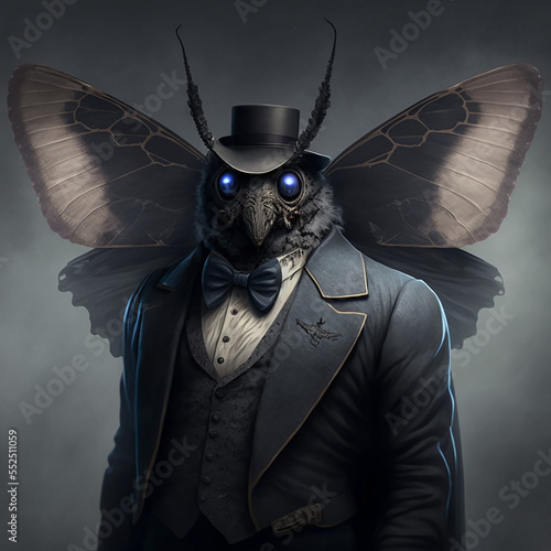 1800's Mothman AI Generated