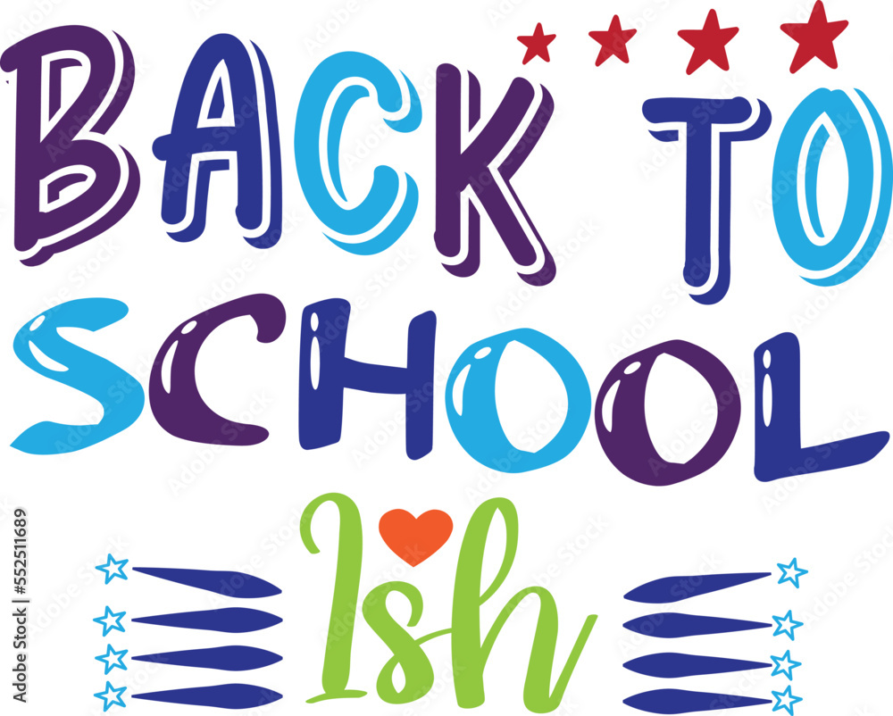 Retro Back to School SVG design Retro Back to School SVG design