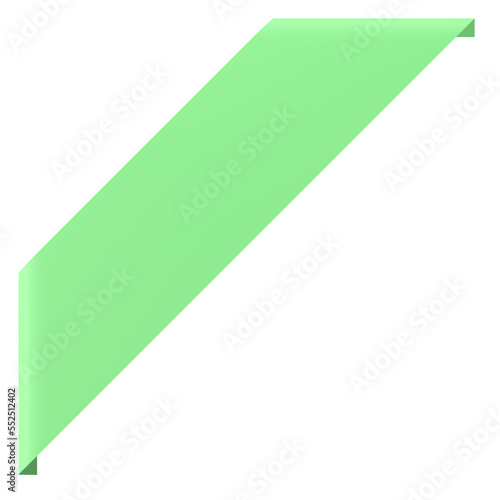 Free Download Corner tag. Corner label. 3D illustration. - GFXLoad