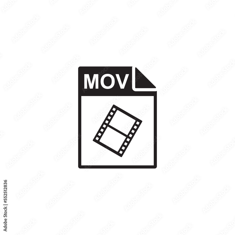 mov file icon , document icon mov file icon , document icon