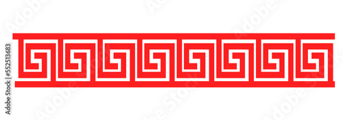 Pattern frame Chinese traditional style vector illustration