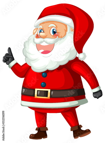 Santa Claus in cartoon style