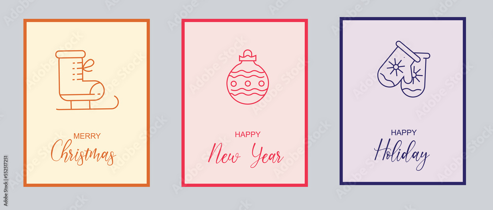 MERRY CHRISTMAS HAPPY NEW YEAR AND HAPPY HOLIDAY CARD DESIGN MERRY CHRISTMAS HAPPY NEW YEAR AND HAPPY HOLIDAY CARD DESIGN