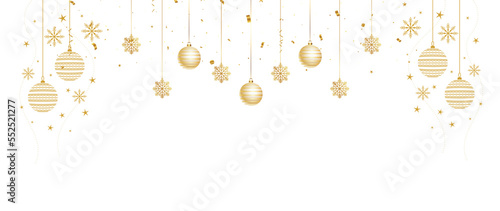 Canvas-taulu Happy Holidays, Wishing Cards, hanging balls design, snowflakes, Christmas style, greeting cards, merry Christmas cards