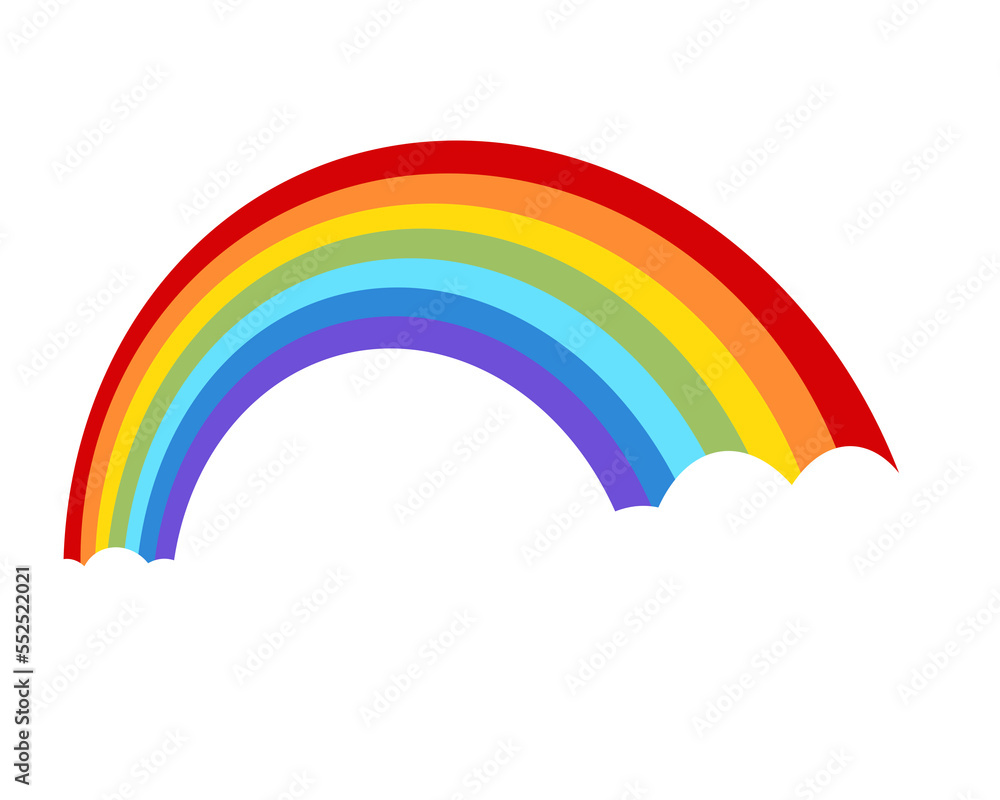 cute rainbow cartoon illustration cute rainbow cartoon illustration