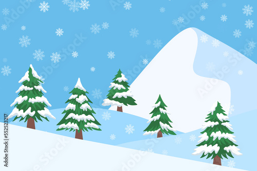 Christmas Snow Background