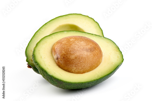 Avocado, isolated on white background. photo