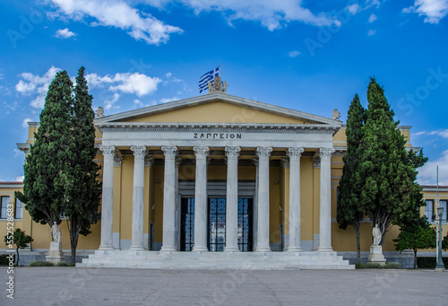 View of Building Zappeion megaron in Athens city, Greece