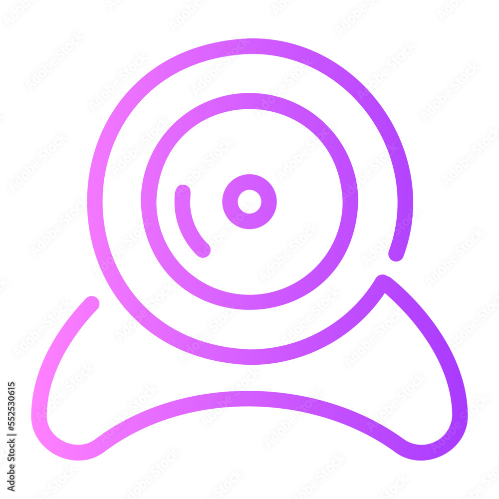 webcam gradient icon webcam gradient icon