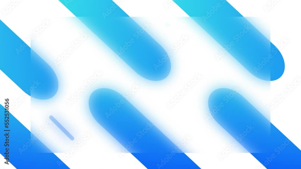 Animation of multiple digital colourful shapes icons on white background Animation of multiple digital colourful shapes icons on white background