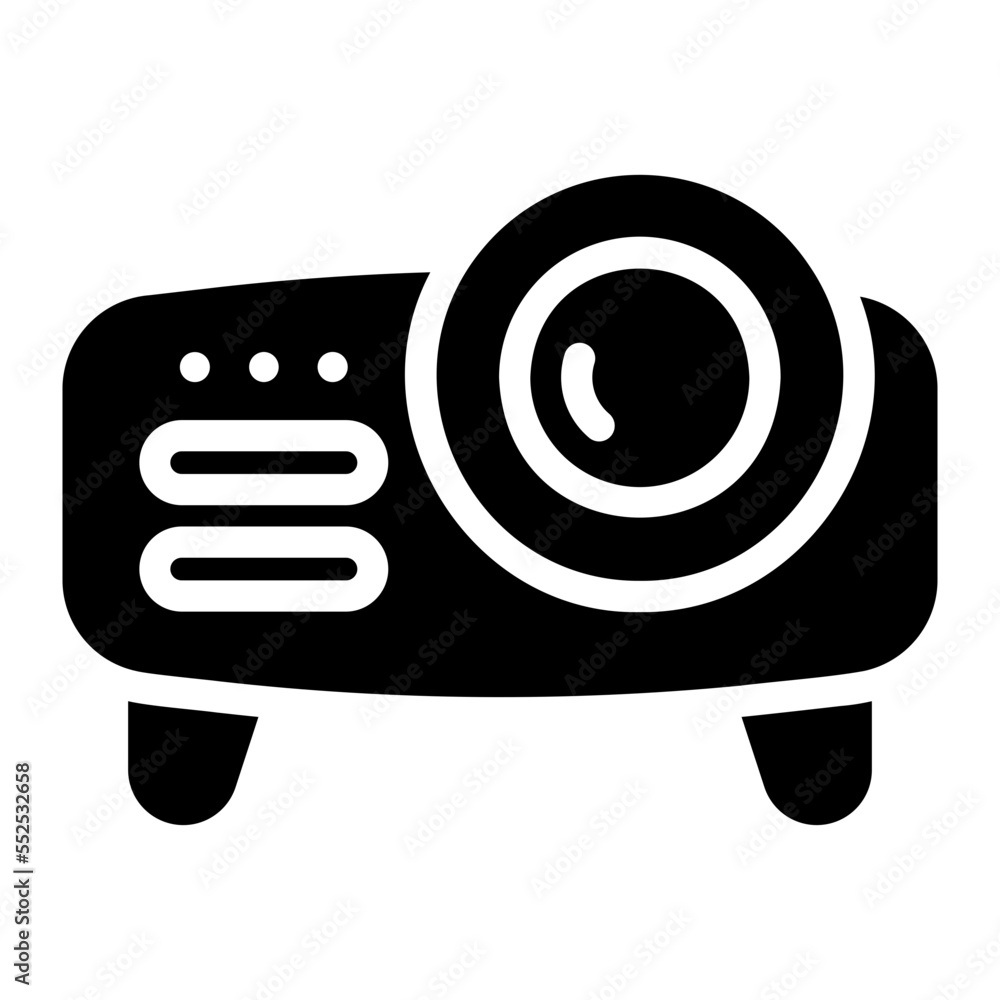 projector glyph icon projector glyph icon