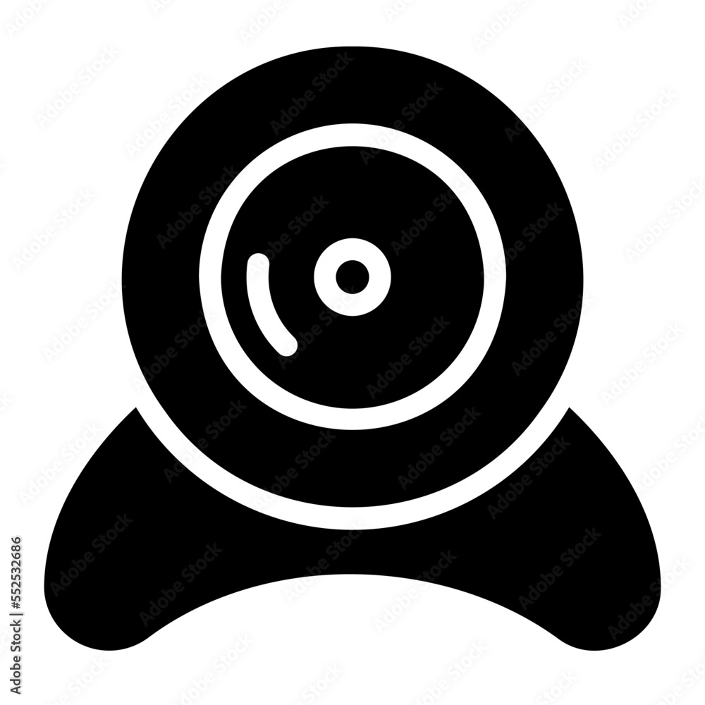 webcam glyph icon webcam glyph icon