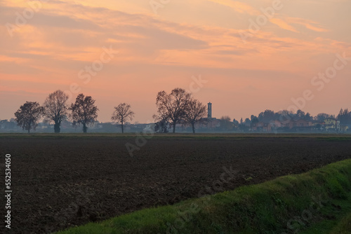 Obraz na płótnie Pianura Padana w salonie