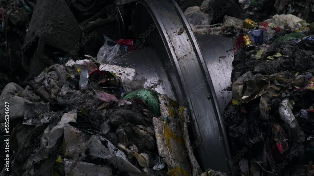 A picture of a big pile of garbage A picture of a big pile of garbage