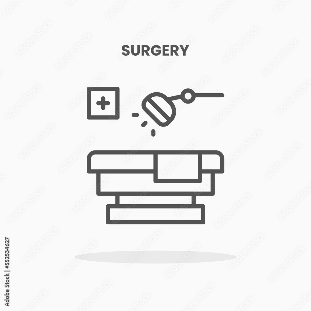 Surgery icon vector illustration line style. Great design for web, app and more. Editable Stroke and pixel perfect. Surgery icon vector illustration line style. Great design for web, app and more. Editable Stroke and pixel perfect.