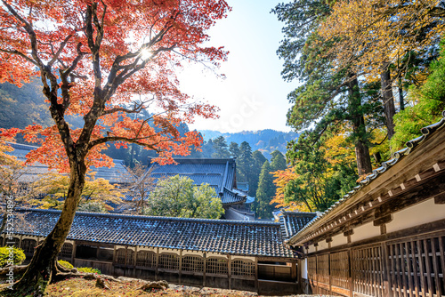 秋の永平寺 福井県吉田郡 Eiheiji Temple in autumn. Fukui Prefecture, Yoshida-gun.