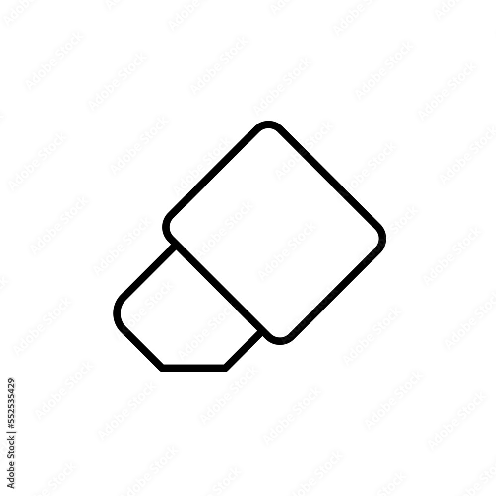 Eraser icon vector design templates Eraser icon vector design templates