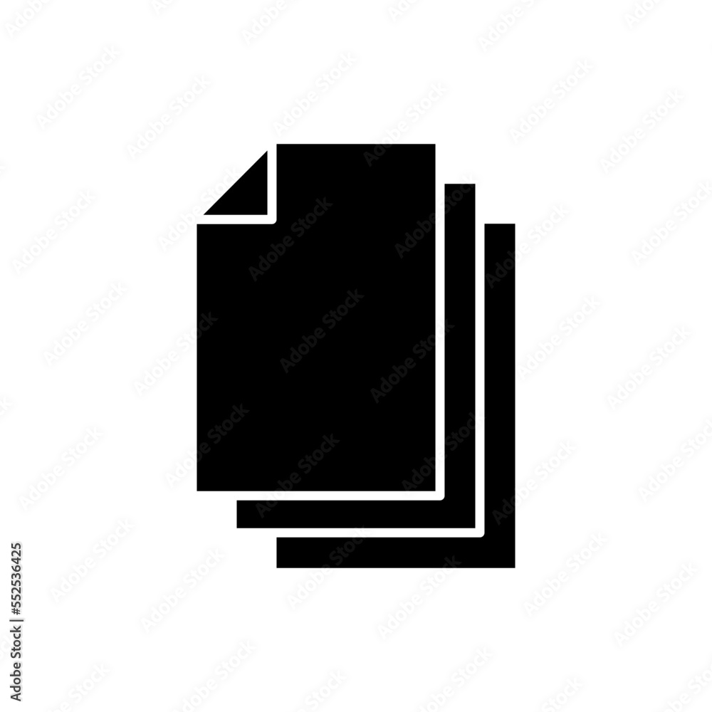 Paper icon vector design templates Paper icon vector design templates