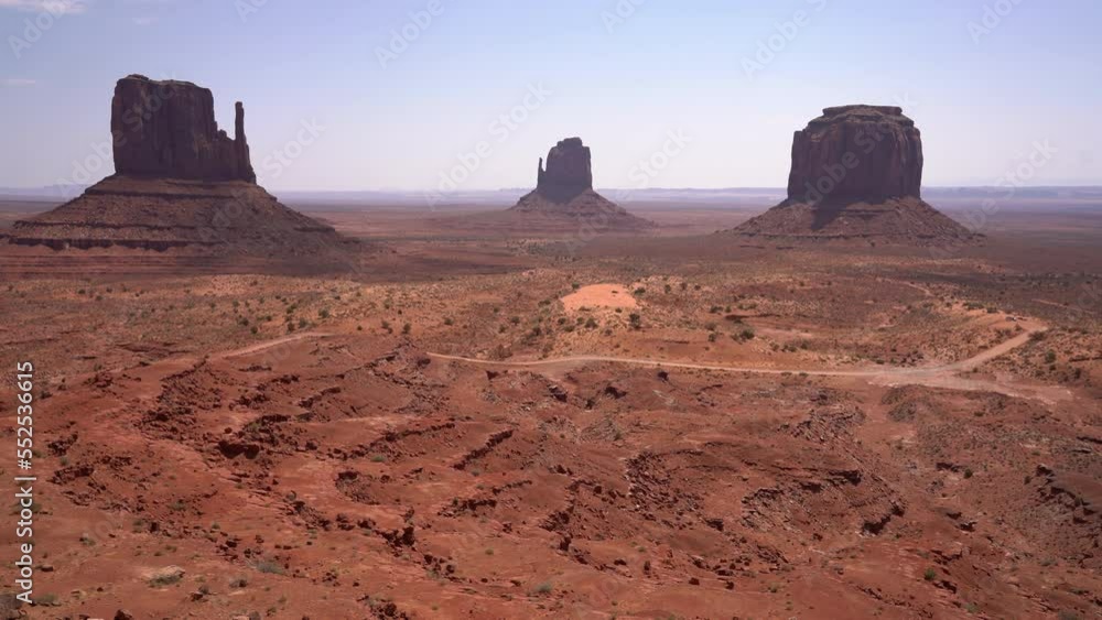 Monument Valley Time Lapse John Wayne Point Overlook Utah Arizona Southwest USA Monument Valley Time Lapse John Wayne Point Overlook Utah Arizona Southwest USA