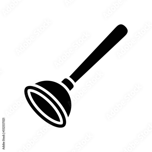 plunger icon vector design template in white background