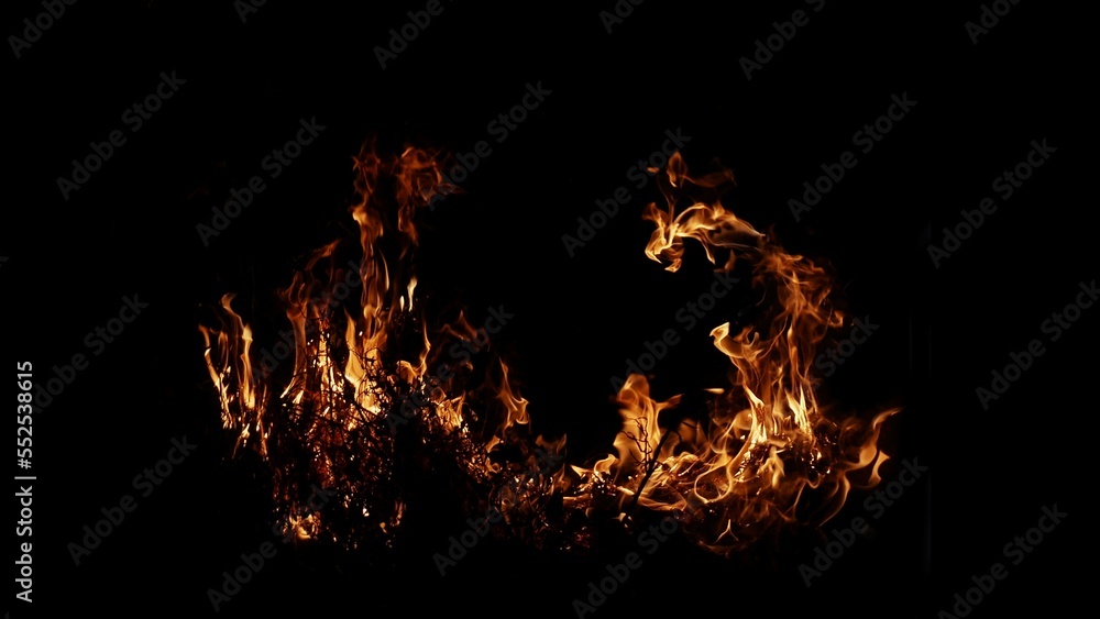 Haystack fires at night in arid areas The ash erupted and the wind was very dangerous. ashes red as hell. Haystack fires at night in arid areas The ash erupted and the wind was very dangerous. ashes red as hell.