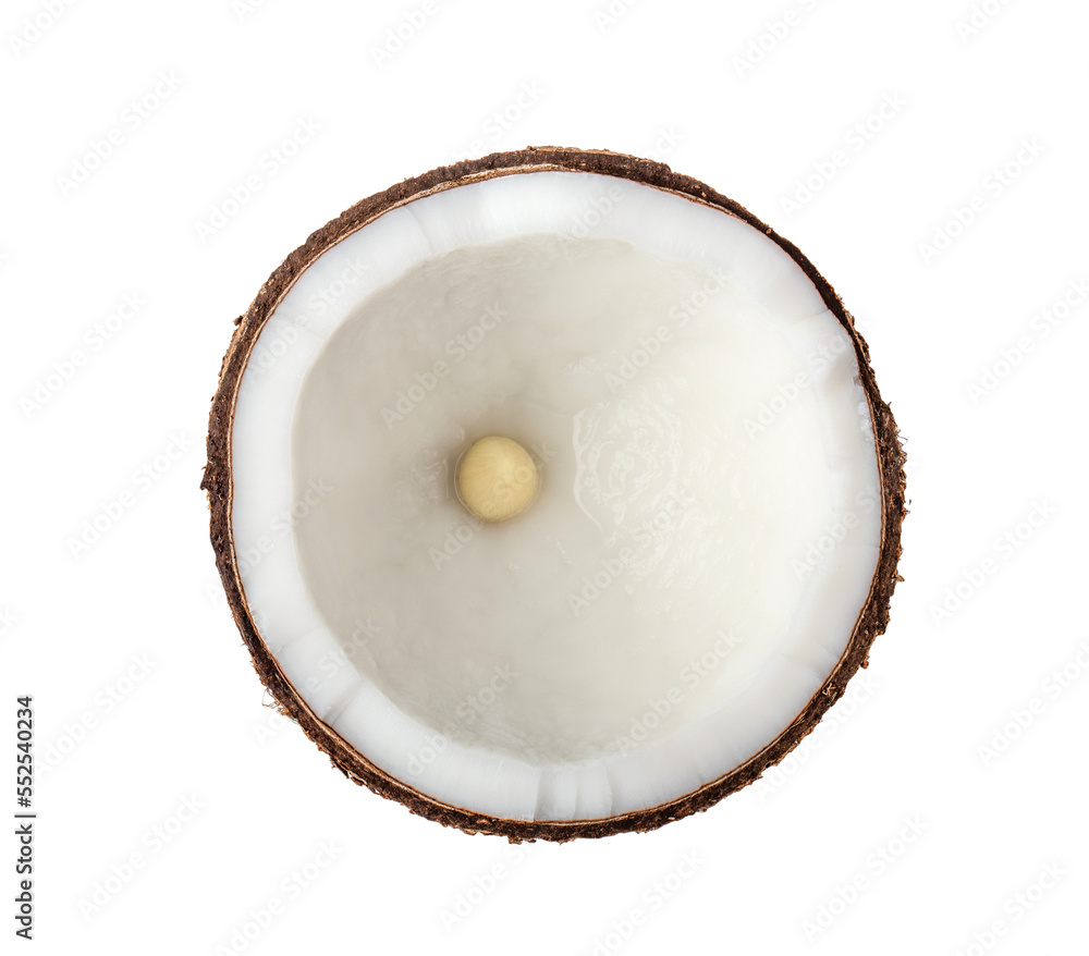 Coconut Half isolated on transparent png Coconut Half isolated on transparent png