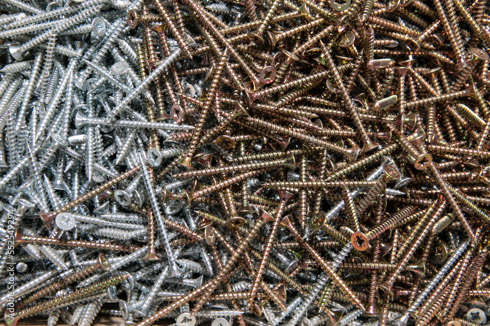 Hole screws used in the woodworking industry. Hole screws used in the woodworking industry.
