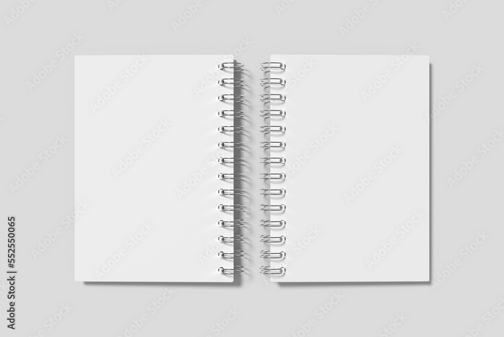 Spiral Notebook Blank Mockup Spiral Notebook Blank Mockup