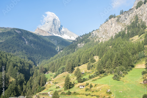 Matterhorn peak, Zermatt,  Switzerland photo