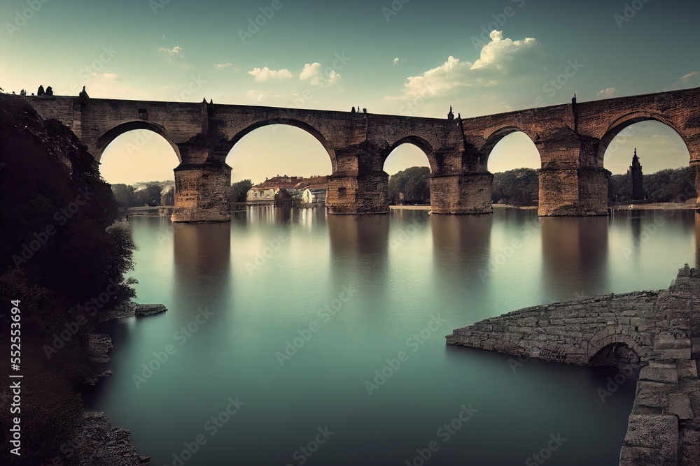 Fototapeta premium Bridge over the River