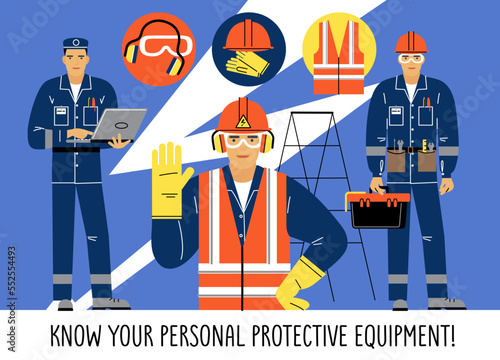 poster about PPE in production