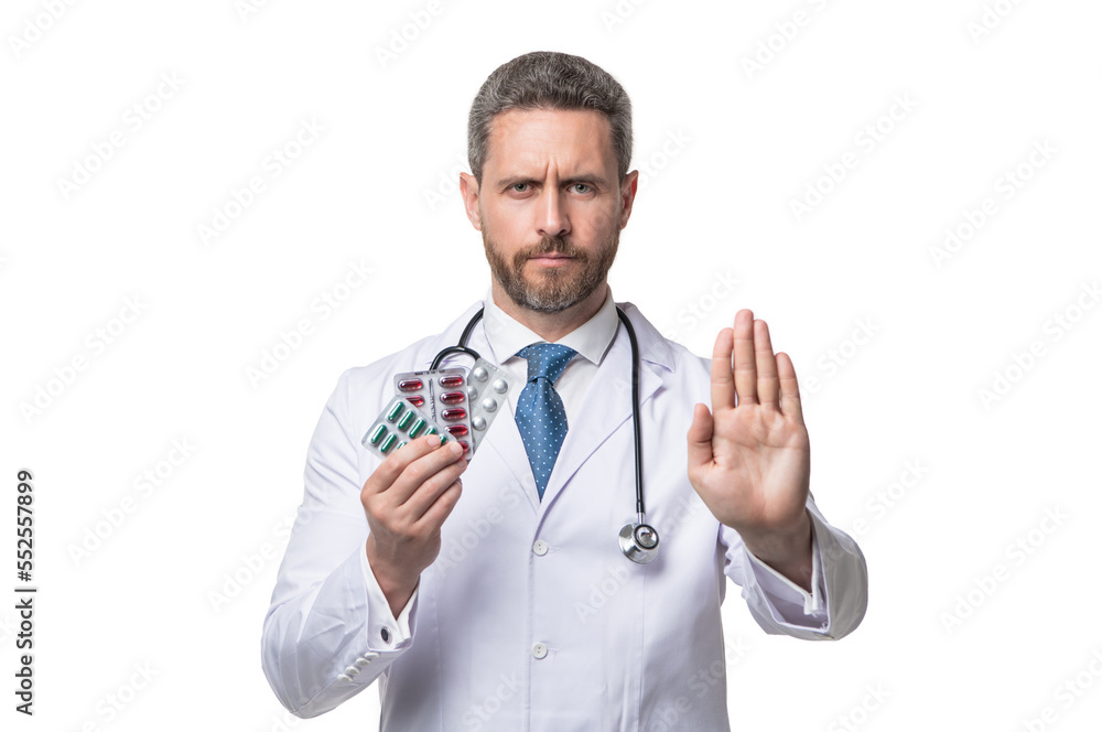 Stop The Allergy Doctor Hold Pill With Stop Gesture Stop Taking stop-the-allergy-doctor-hold-pill-with-stop-gesture-stop-taking