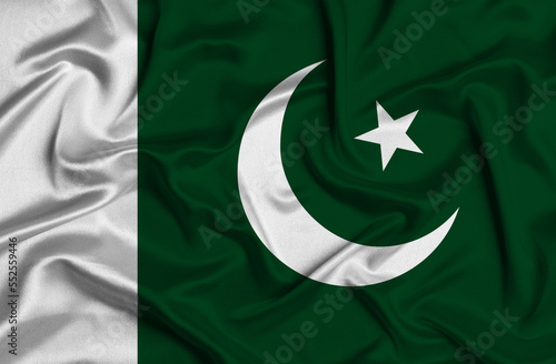 Illustration of pakistan flag