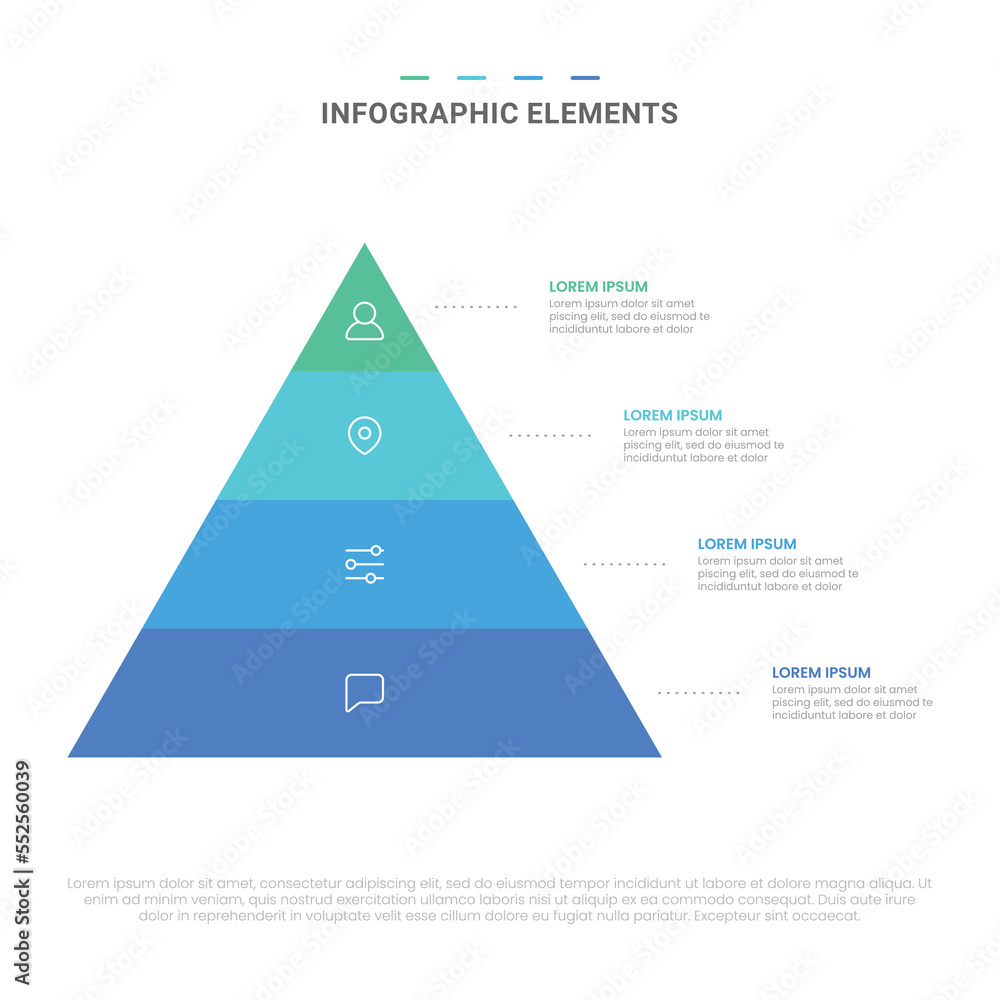 Vector modern shapes options infographic elements for business with icons template design Vector modern shapes options infographic elements for business with icons template design