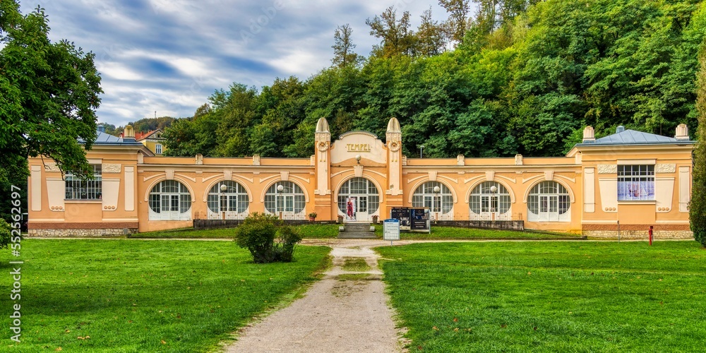 Fototapeta premium villa in the garden