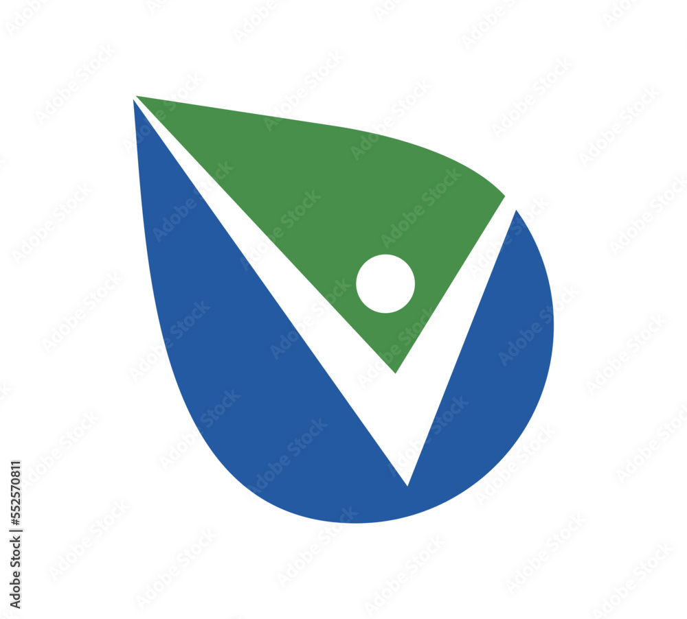 V Monogram Logo Initial Vector Icon V Monogram Logo Initial Vector Icon