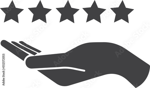 Customer satisfaction icon, satisfied symbol black vector