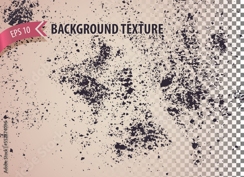 Rough rusty overlay texture with distressed effect. Urban backdrop for site, web design, banner, poster. Vector background.