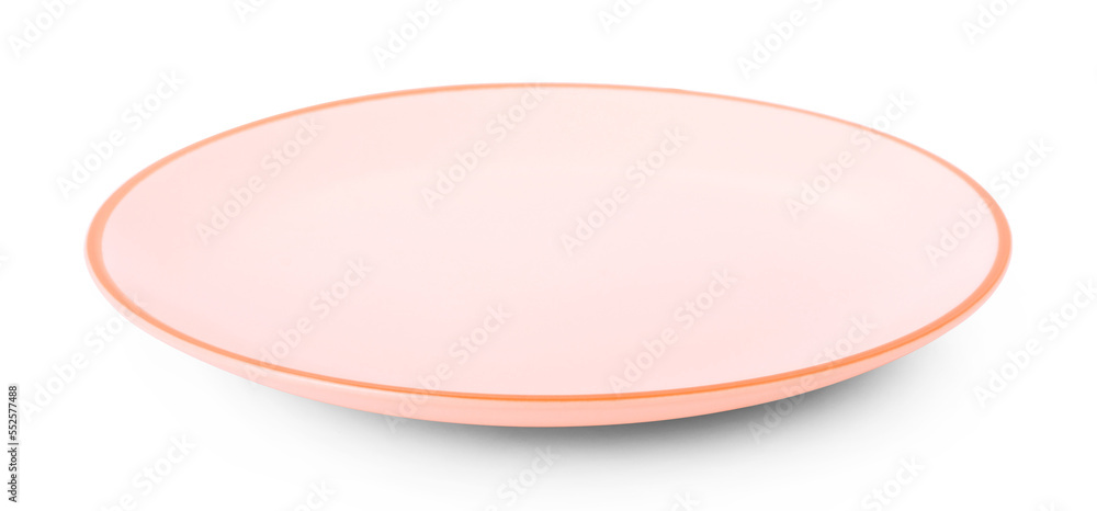 empty plate isolated on white background. empty plate isolated on white background.