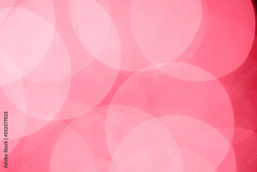 Big abstract bokeh made from Christmas lights on viva magenta background. Holiday concept, blur bokeh Big abstract bokeh made from Christmas lights on viva magenta background. Holiday concept, blur bokeh