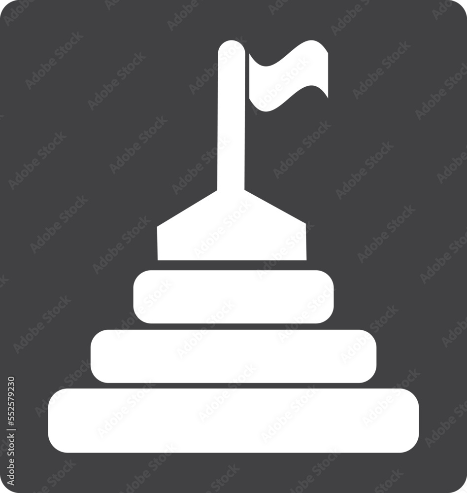 Level icon, self development icon black vector Level icon, self development icon black vector
